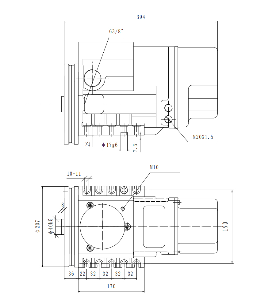 Схема револьверной головки AK3180X8A